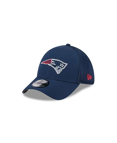 New Era Men's Navy England Patriots Outline 39THIRTY Flex Hat