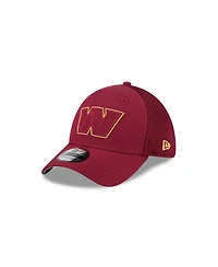 New Era Men's Burgundy Washington Commanders Outline 39THIRTY Flex Hat