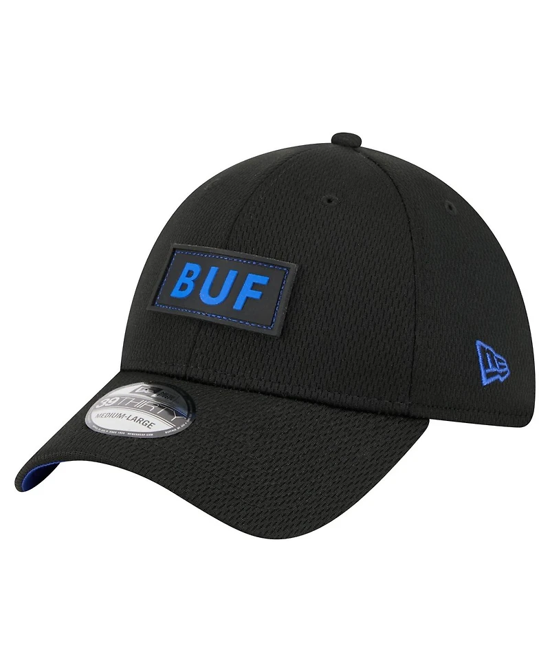 New Era Men's Black Buffalo Bills Scoreboard 39THIRTY Flex Hat