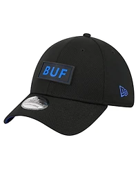 New Era Men's Black Buffalo Bills Scoreboard 39THIRTY Flex Hat