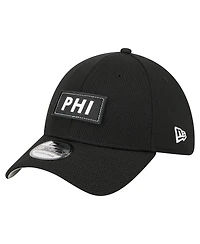 New Era Men's Black Philadelphia Eagles Scoreboard 39THIRTY Flex Hat