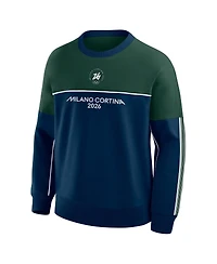 Fanatics Men's Navy Milan 2026 Fleece Crewneck Sweatshirt