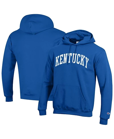 Champion Men's Royal Kentucky Wildcats Basic Arch Fleece Pullover Hoodie