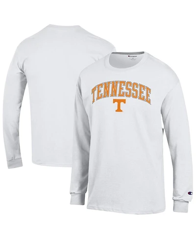 Champion Men's White Tennessee Volunteers Arch Over Logo Long Sleeve T-Shirt