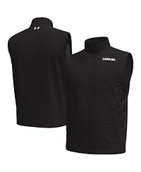 Under Armour Men's Black South Carolina Gamecocks Drive Pro Storm Full-Zip Vest