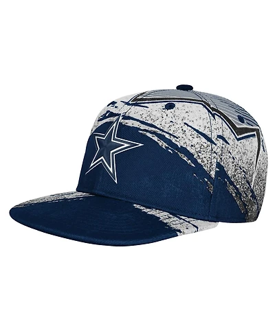 Outerstuff Big Boys and Girls Navy Dallas Cowboys Make Noise Adjustable Hat