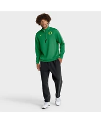 Nike Men's Green Oregon Ducks 2025 Coaches Premium Dri-fit Half-Zip Pullover Hoodie