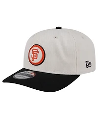 New Era Men's Cream/Black San Francisco Giants Loyal 9SEVENTY Adjustable Hat