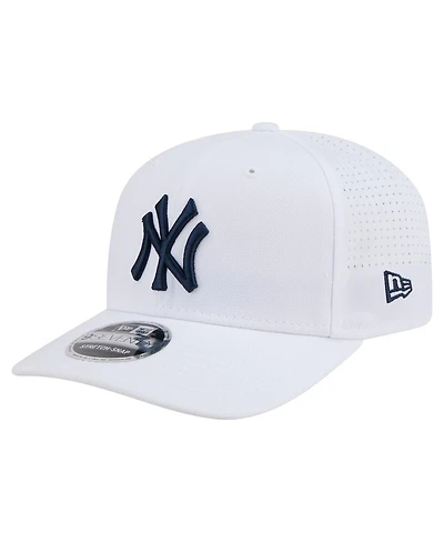 New Era Men's White New York Yankees Coolera 9SEVENTY Adjustable Hat