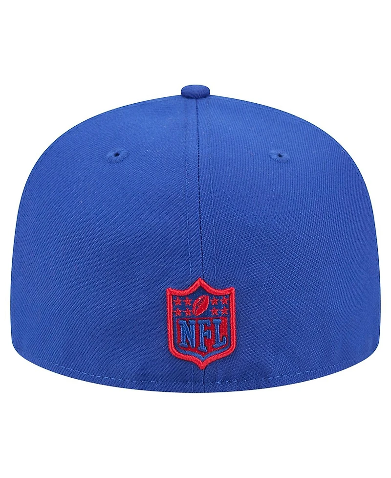 New Era Men's Royal/Red Buffalo Bills Break 59FIFTY Fitted Hat