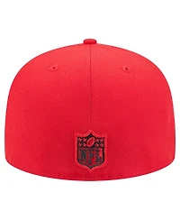 New Era Men's Red/Black Kansas City Chiefs Break 59FIFTY Fitted Hat