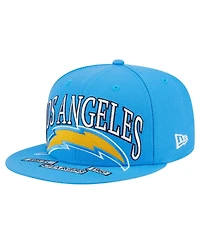 New Era Men's Powder Blue Los Angeles Chargers Oversized 59FIFTY Fitted Hat