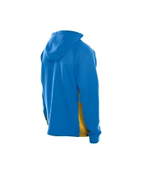 New Era Men's Powder Blue Los Angeles Chargers Combine Authentic Raglan Scuba Full-Zip Hoodie
