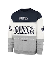 '47 Brand Men's Navy/Gray Dallas Cowboys Breeze Maximalist Sweatshirt