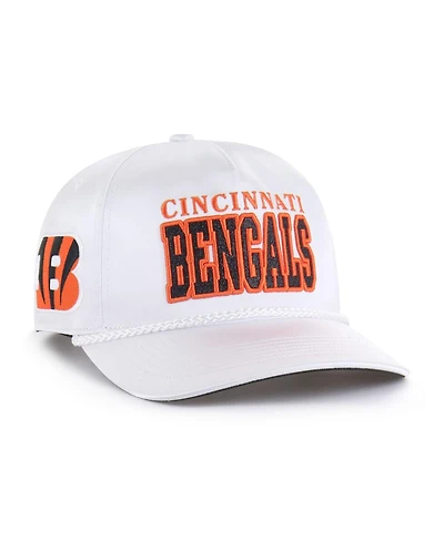 '47 Brand Women's White Cincinnati Bengals Outspoken Hitch Adjustable Hat