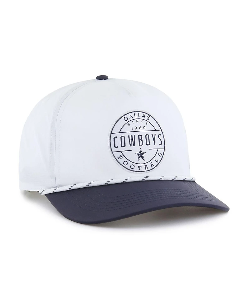 '47 Brand Men's White/Navy Dallas Cowboys Suburbia Hitch Two-Tone Adjustable Hat