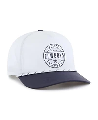 '47 Brand Men's White/Navy Dallas Cowboys Suburbia Hitch Two-Tone Adjustable Hat
