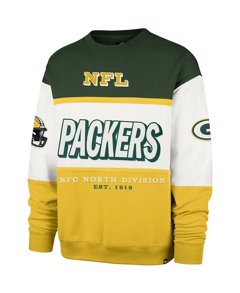 '47 Brand Men's Green/Gold Green Bay Packers Breeze Maximalist Sweatshirt