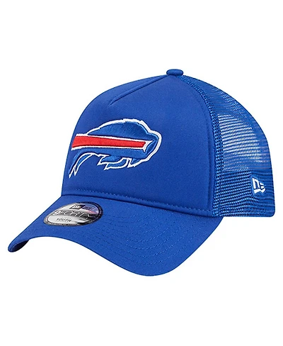 New Era Toddler Royal Buffalo Bills Main 9FORTY A-Frame Trucker Adjustable Hat