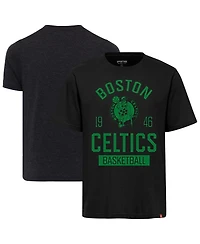 Sportiqe Men's and Women's Black Boston Celtics Duke Premium T-Shirt