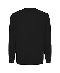 Sportiqe Men's and Women's Black Los Angeles Lakers Wales Heavyweight Pocket Long Sleeve T-Shirt