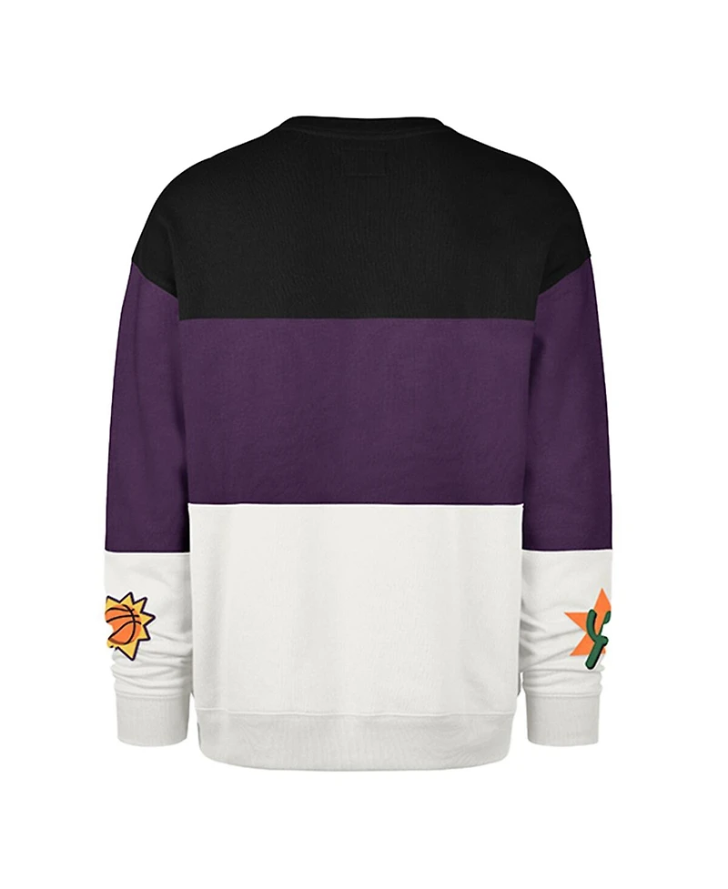 '47 Brand Men's and Women's Purple Phoenix Suns 2024/25 City Edition On Five Maximalist Pullover Sweatshirt