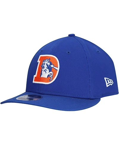 New Era Men's Royal Denver Broncos Main Low Profile 9FIFTY Snapback Hat