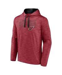 Fanatics Men's Heather Cardinal Arizona Cardinals Hook and Ladder Pullover Hoodie