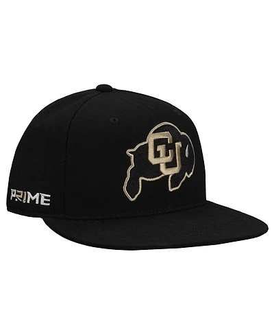 Nike Men's Black Colorado Buffaloes Prime AeroBill Performance Fitted Hat