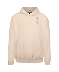 LevelWear Men's Cream Chicago Blackhawks Contact Stamp Pullover Hoodie