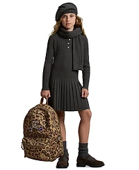 Polo Ralph Lauren Girls 7-16 Mini-Cable Long Sleeve Sweater Dress