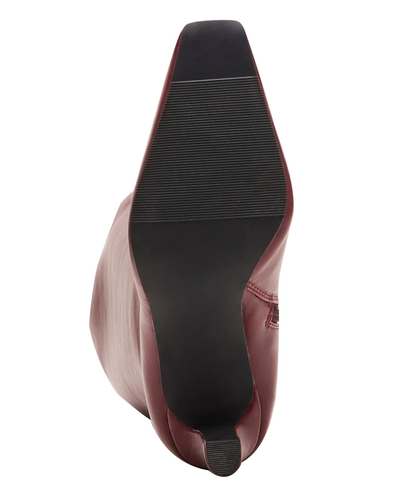 Madden Girl Women's Voyage Knee High Square Toe Dress Boots