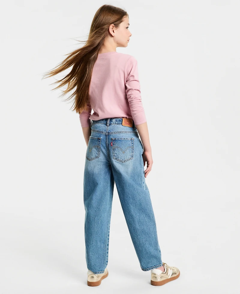 Levi's Big Girls High Rise Baggy Barrel Jeans