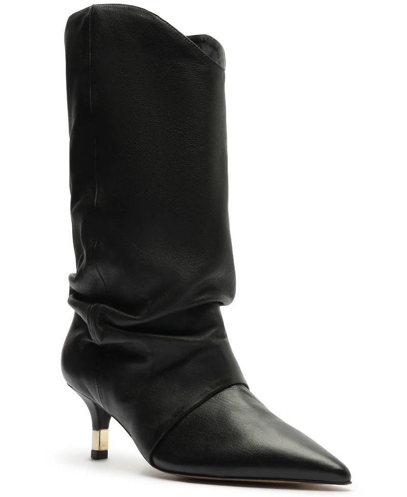 Arezzo Women's Sabrina Slouchy Low Stiletto Booties