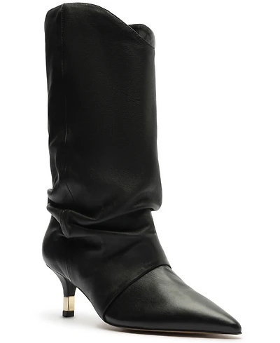 Arezzo Women's Sabrina Slouchy Low Stiletto Booties