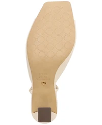 Arezzo Women's Greer Gold Elegance Block Heel Sandals