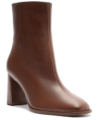 Arezzo Women's Regina Wood Block Heel Booties