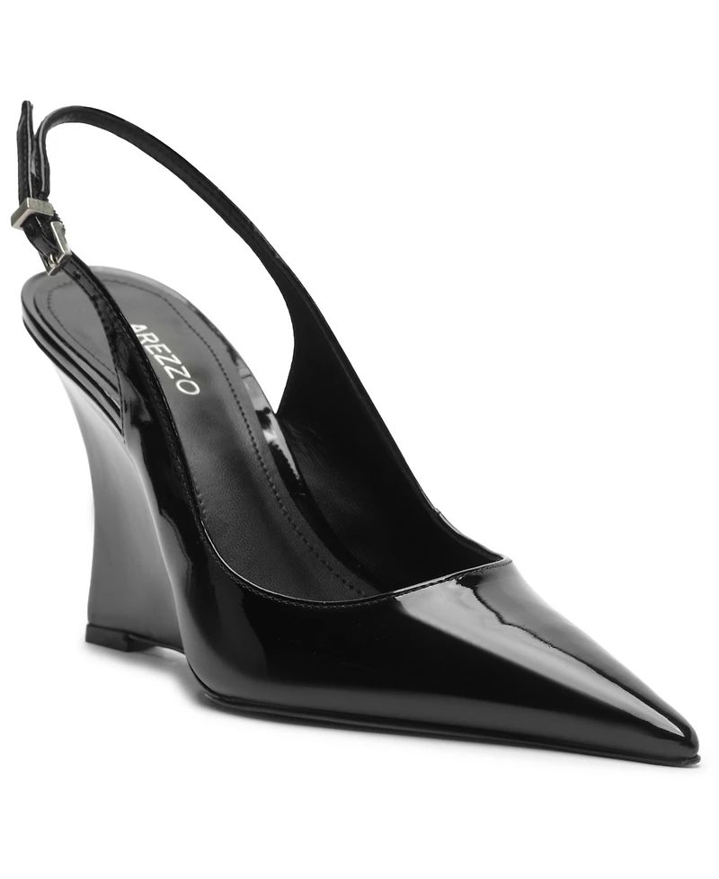 Arezzo Women's Rowen Slingback Wedge Pumps