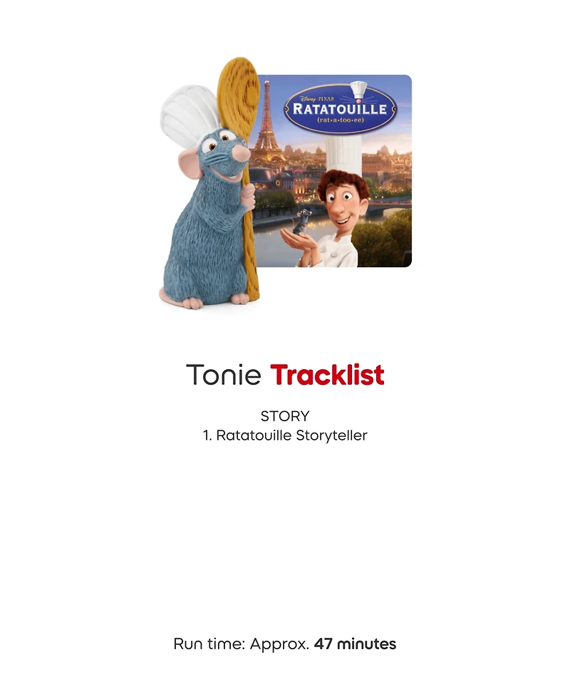 Tonies TB2 Disney Bundle Box Ratatouille, Stitch, Olaf, Finding Nemo