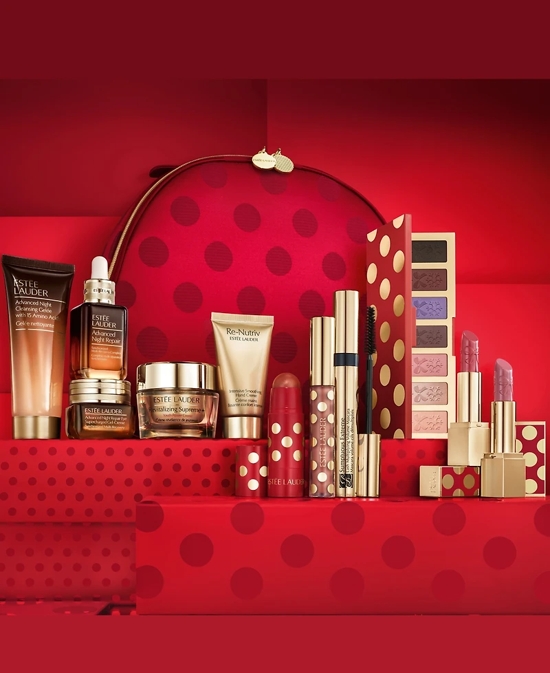 Estee Lauder 12-Pc. Holiday Blockbuster Beauty Gift Set with 9 Full-Size Favorites - Only $90 any purchase (A $652 Value!)