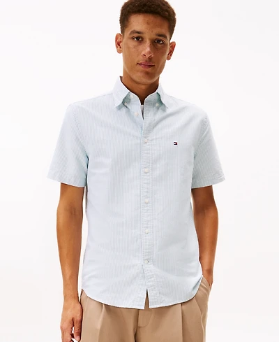 Tommy Hilfiger Men's Heritage Oxford Short Sleeve Shirt