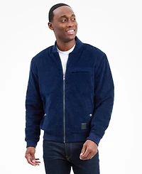 Lucky Brand Men's Zippered Bomber Jacket