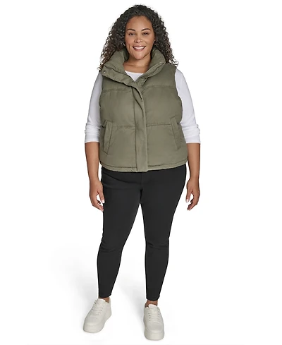 Levi's Plus Sleeveless Short Puffer Vest