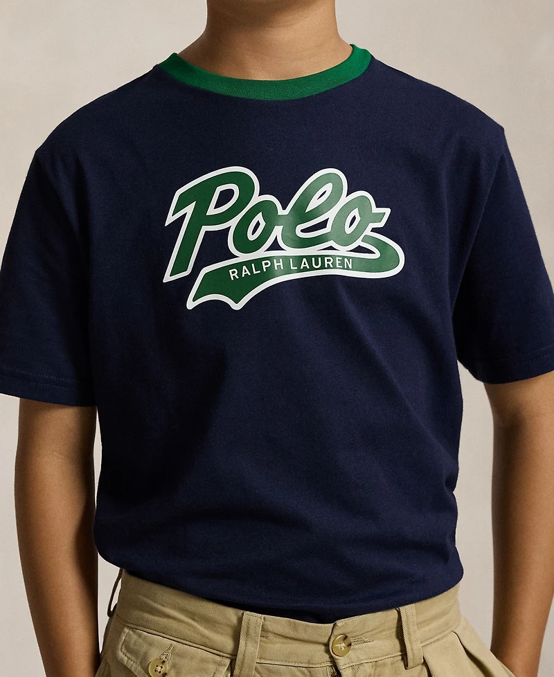Polo Ralph Lauren Big Boys Logo Color Blocked T-Shirt