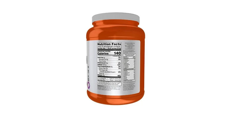 Now Foods Pea Protein Vanilla Toffee, 2 lbs