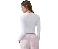 Cotton On Women's Active Ultra Soft Fitted Long Sleeve Top