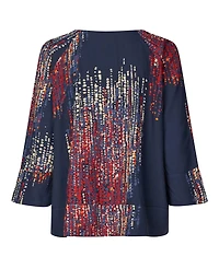 Masai Copenhagen Women's MaBenika 3/4 Sleeve V-Neck Blouse