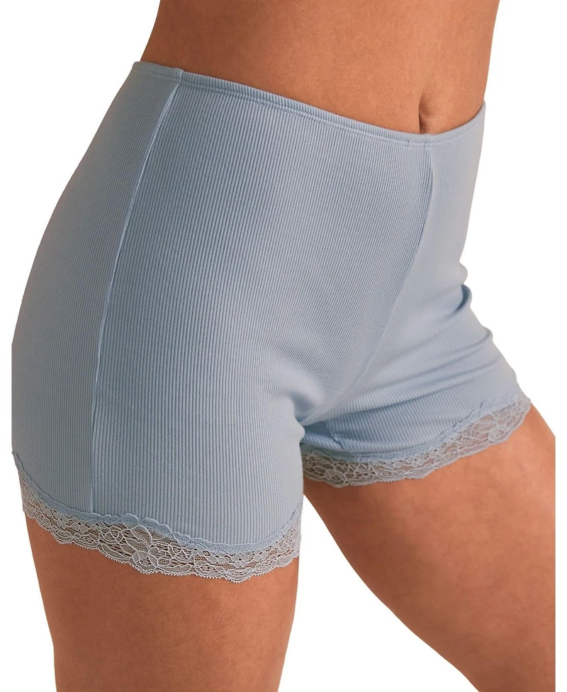 Adore Me Women's Rib Knit Biker Short