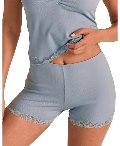 Adore Me Women's Rib Knit Biker Short