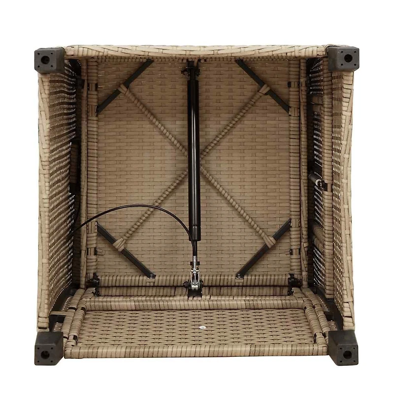 vidaXL Reclining Patio Chair Foldable Reclining Garden Chair Rectangular